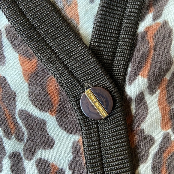 Tory Burch leopard cardigan - Picture 3 of 4